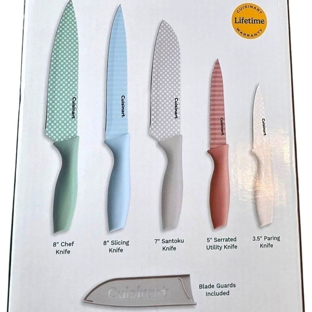 Cuisinart Advantage 10 Piece Knife Set Nonstick Stainless Steel C5510PRFM-8CF F1